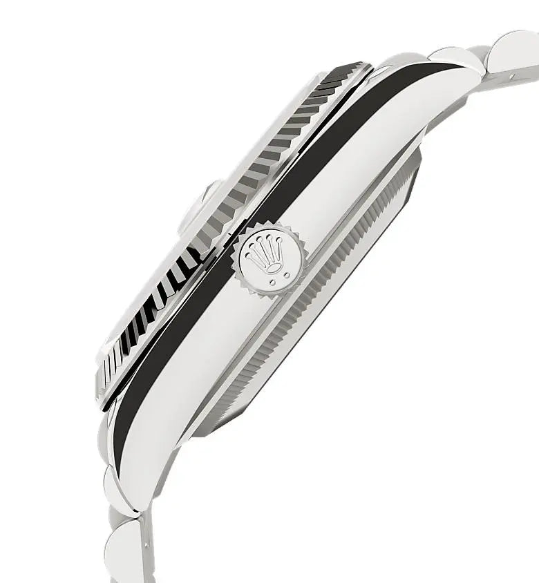 Rolex Day-Date 36mm Oyster Silver Tone ( ref. m128239-0023 ) Automatic "Ombré Blue Dial" President Bracelet 1:1 Swiss Grade Unisex/Men's Watch