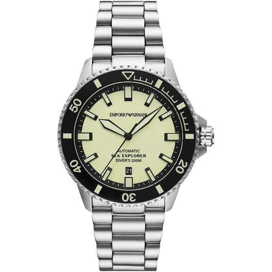 Emporio Armani Sea Explorer AR60083 Automatic Stainless Steel Chain Men’s Watch