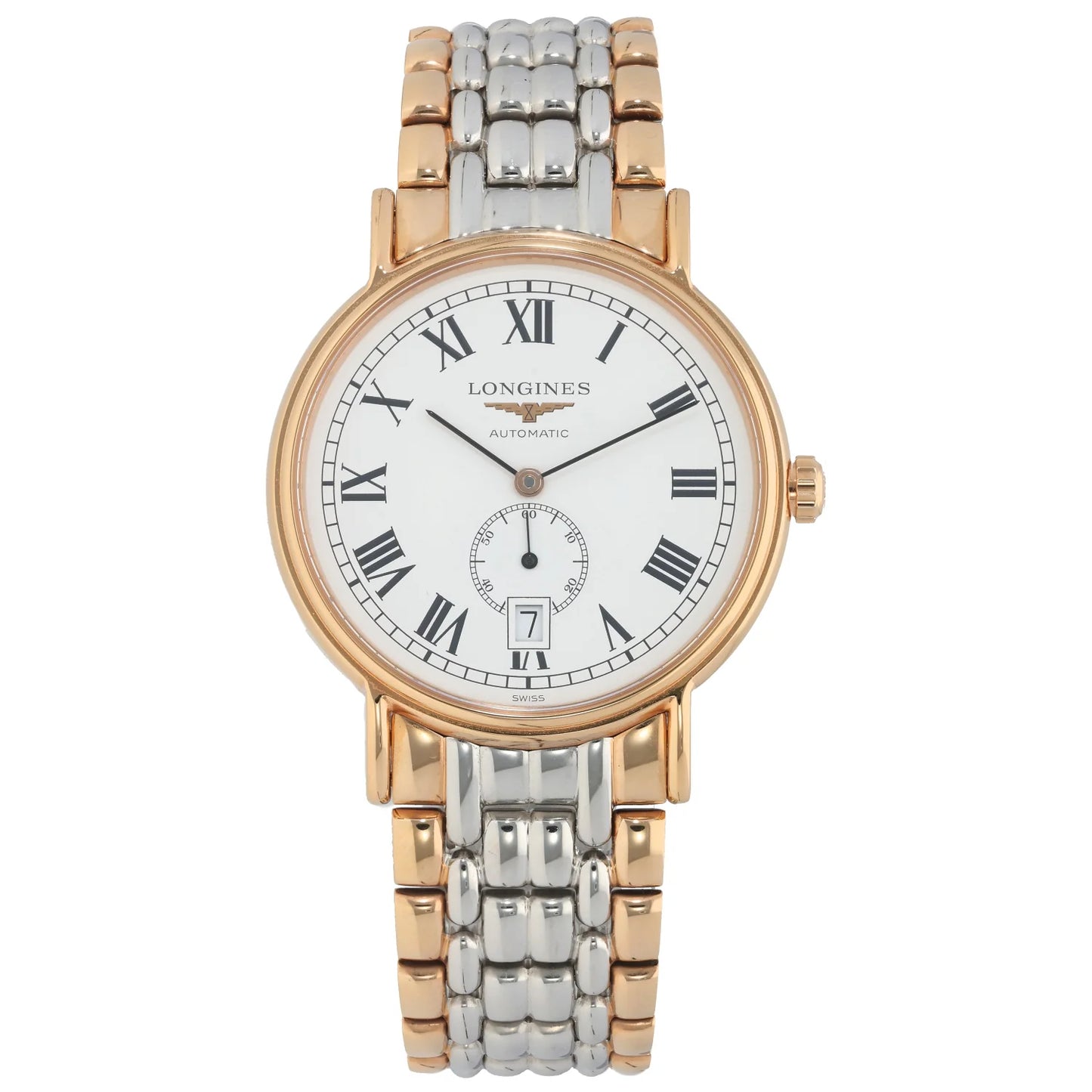 Longines Presence Automatic Two-Tone Stainless Steel Chain Men’s Watch