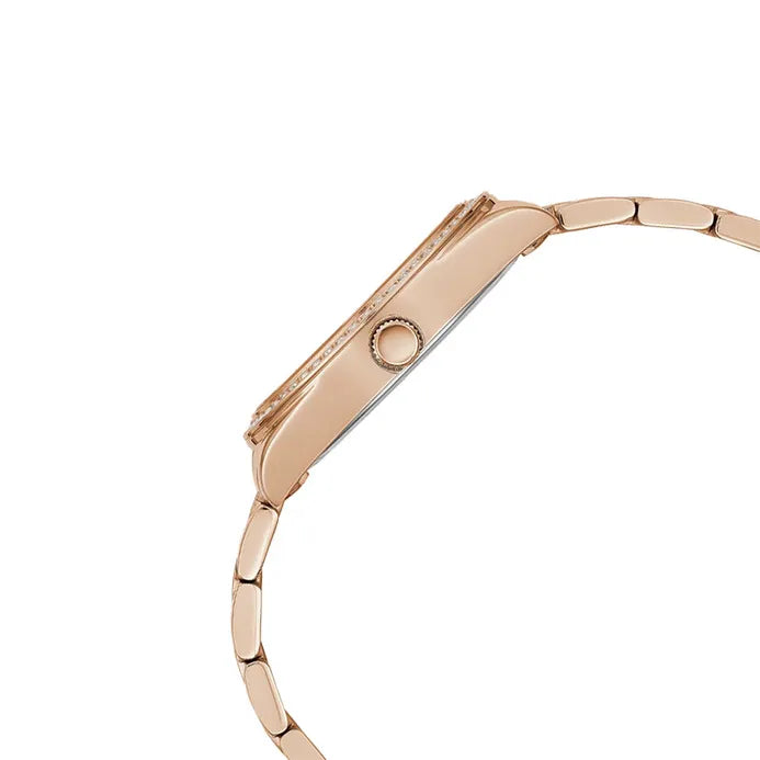 Guess Trend GW0307L3 Quartz Rose Gold Dial Stainless Steel Chain Ladies Watch