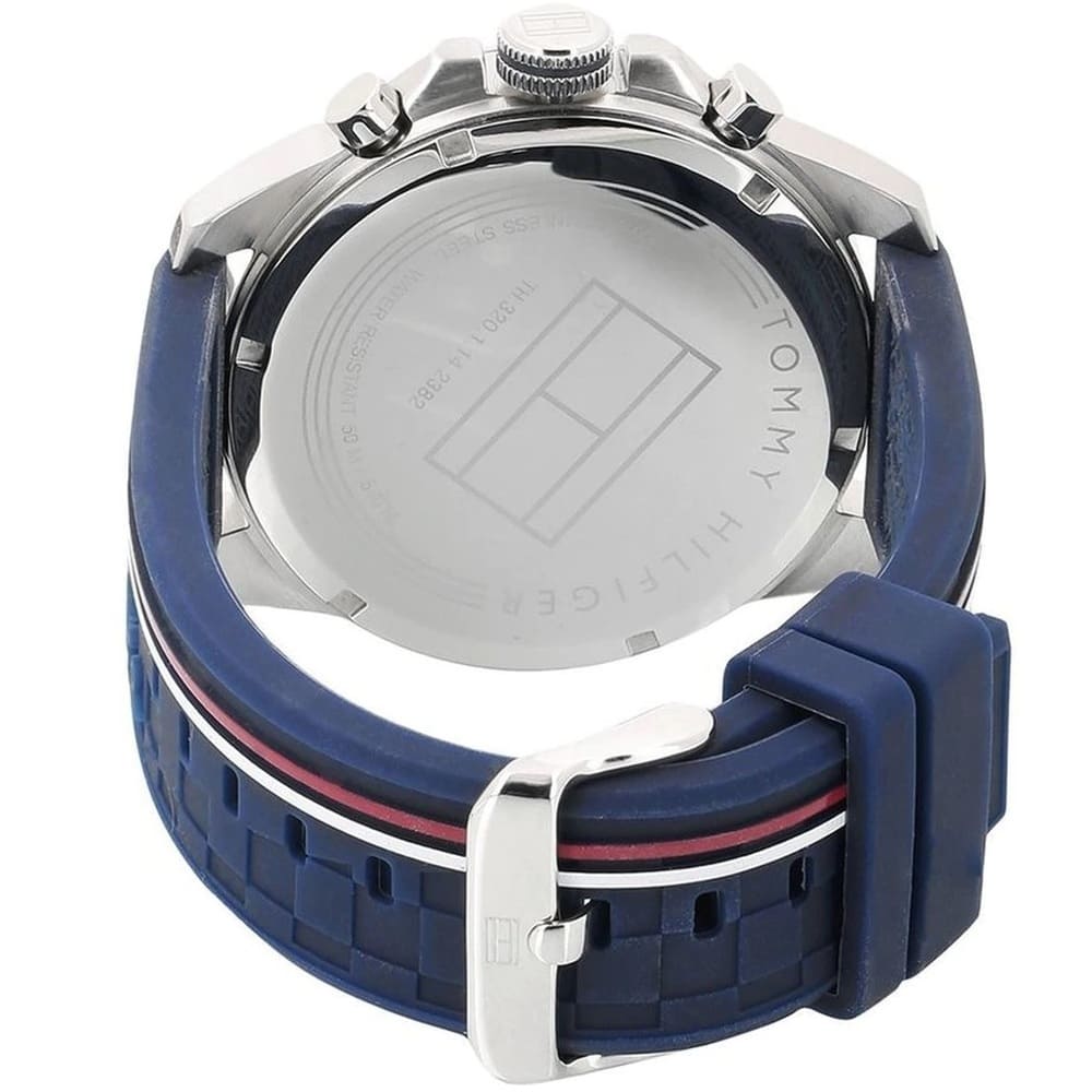 Tommy Hilfiger 1791476 Chronograph Quartz Silicon Strap Men’s Watch