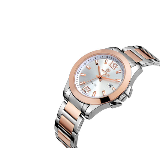 Megir MS5006 Quartz Dualtone Stainless Steel Bracelet Men’s watch