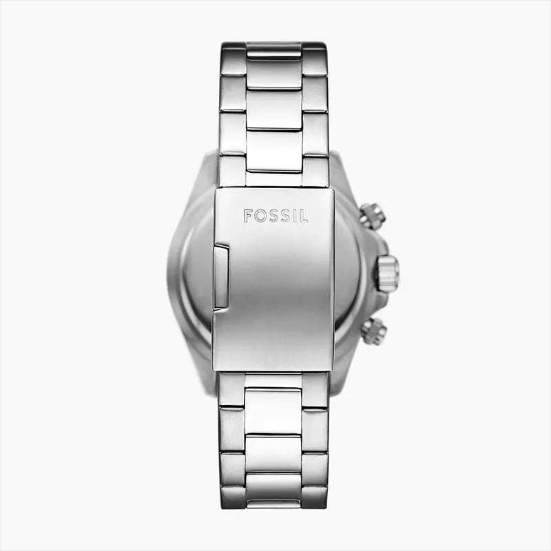 Fossil Autocross BQ2873 Quartz Silver Dial Stainless Steel Chain Men’s Watch