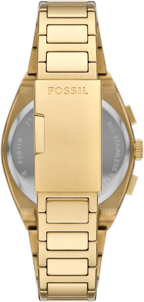 Fossil Everett FS6119 Chronograph Quartz Gold-Tone Stainless Steel Chain Men’s Watch