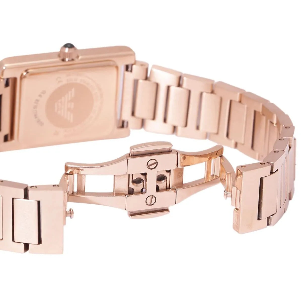 Emporio Armani Genni AR11641 Quartz Green Dial Stainless Steel Chain Lady’s Watch