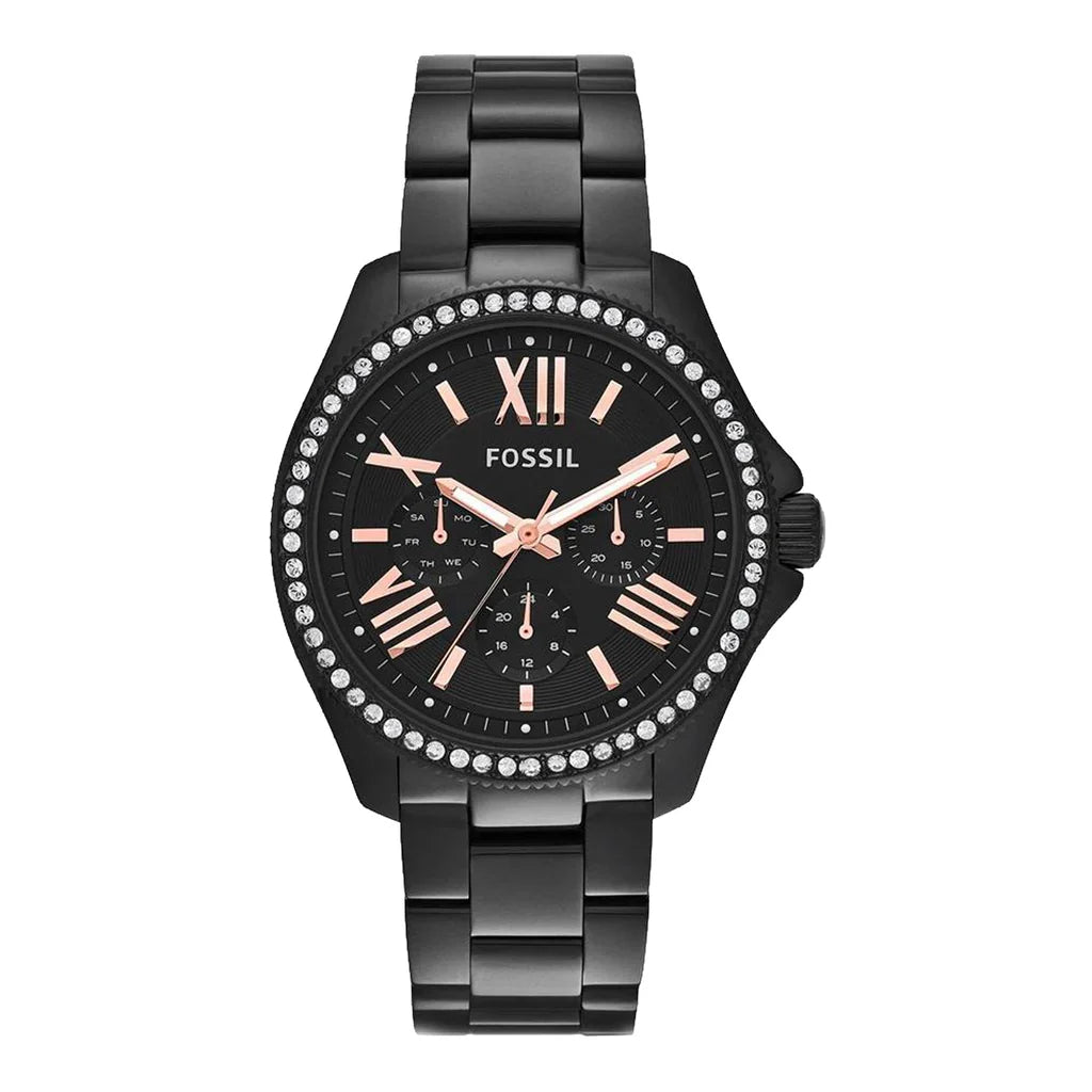 Fossil Cecile AM4522 Quartz Chronograph Stainless Steel Chain Women’s Watch