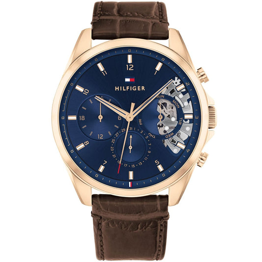 Tommy Hilfiger Baker TH1710453 Chronograph Quartz Genuine Leather Strap Men’s Watch