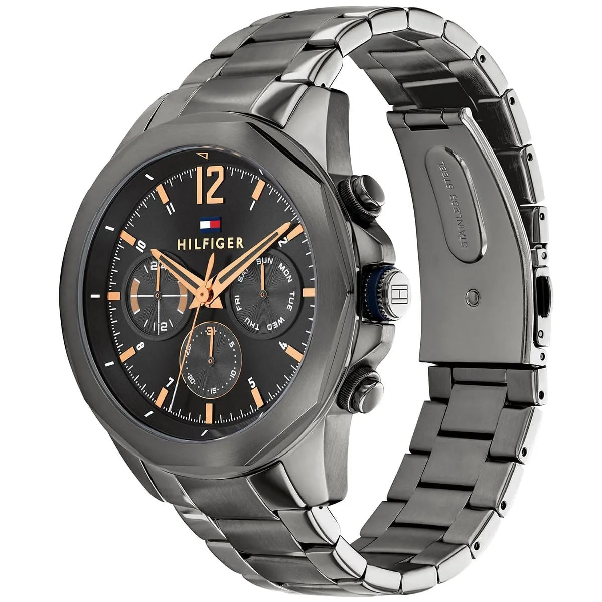 Tommy Hilfiger Horloge Heren TH1792061 Chronograph Quartz Stainless Steel Chain Men’s Watch