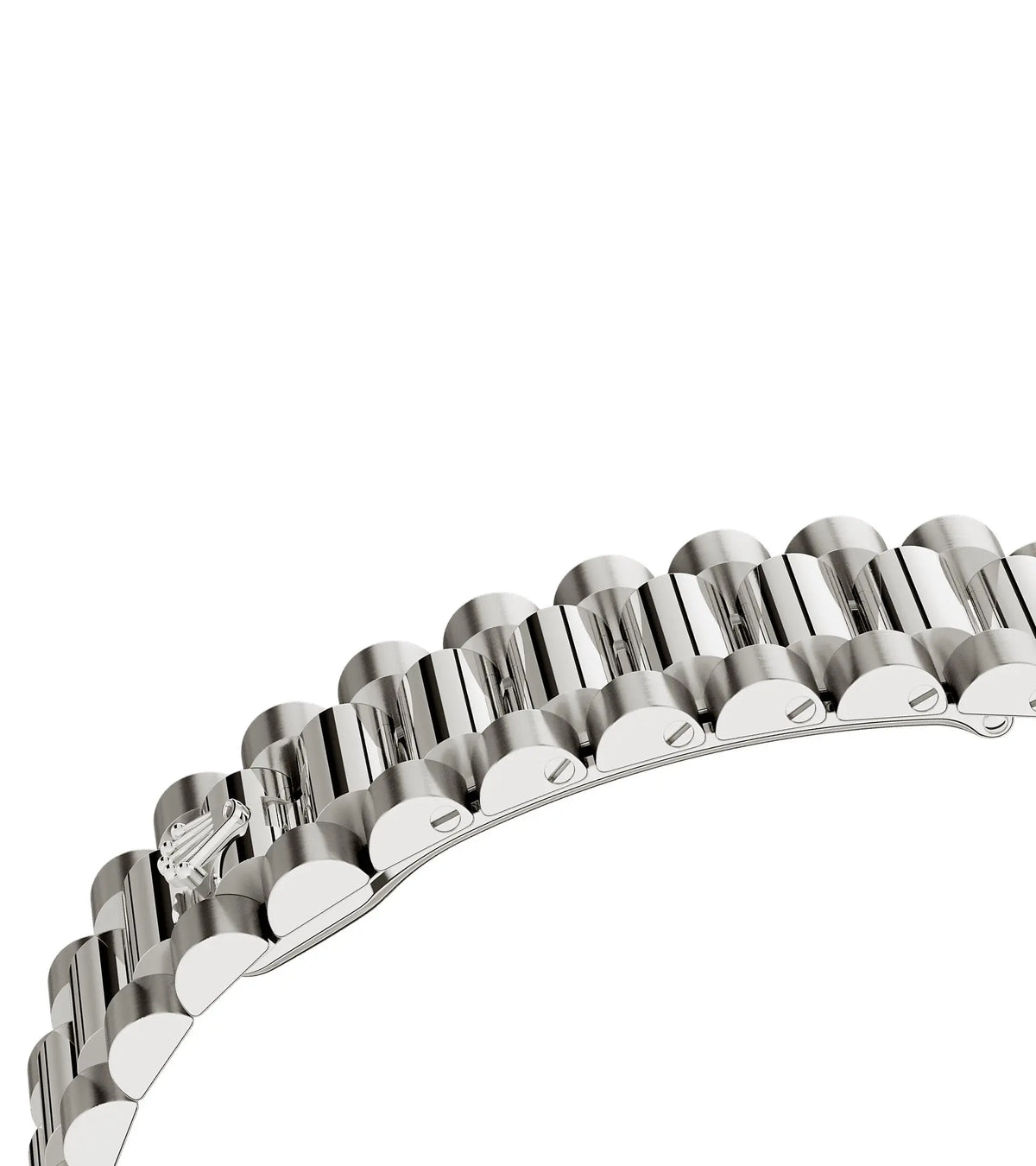 Rolex Day-Date 36mm Oyster Silver Tone ( ref. m128239-0023 ) Automatic "Ombré Blue Dial" President Bracelet 1:1 Swiss Grade Unisex/Men's Watch