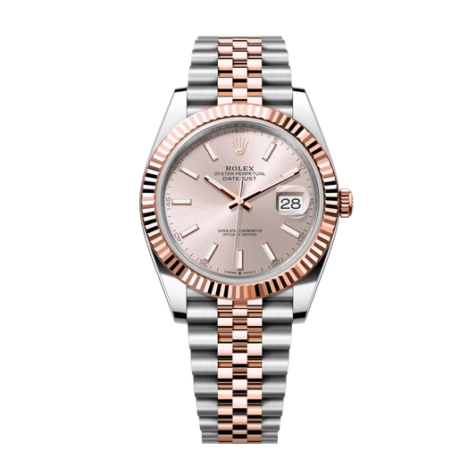 Rolex Datejust Oyster Perpetual Automatic Sundust Dial Stainless Steel Jubilee Bracelet Men’s Watch