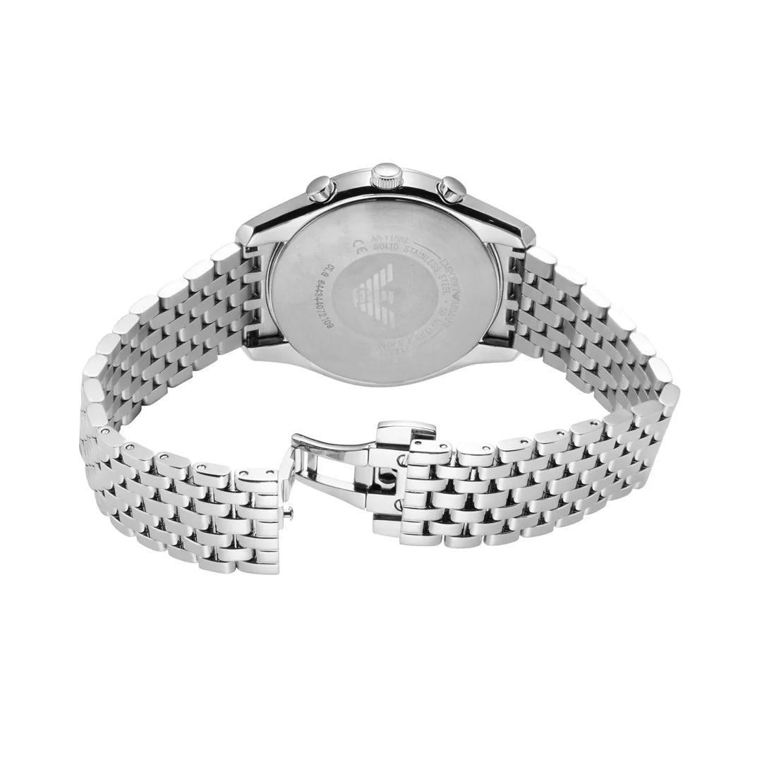 Emporio Armani Antonio AR11582 Chronograph Quartz Blue Dial Stainless Steel Chain Men’s Watch