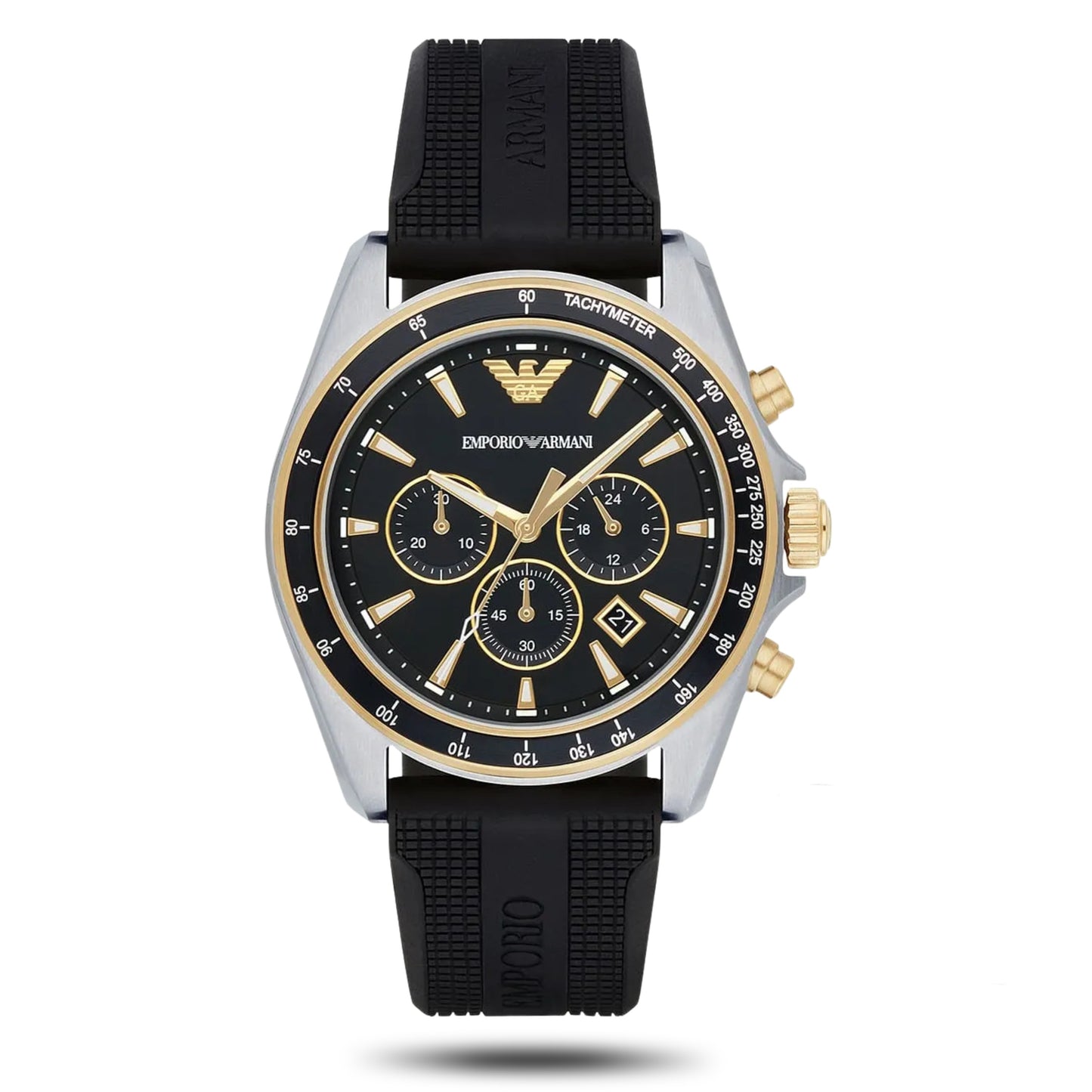 Emporio Armani AR80003 Chronograph Quartz Silicon Strap Men’s Watch