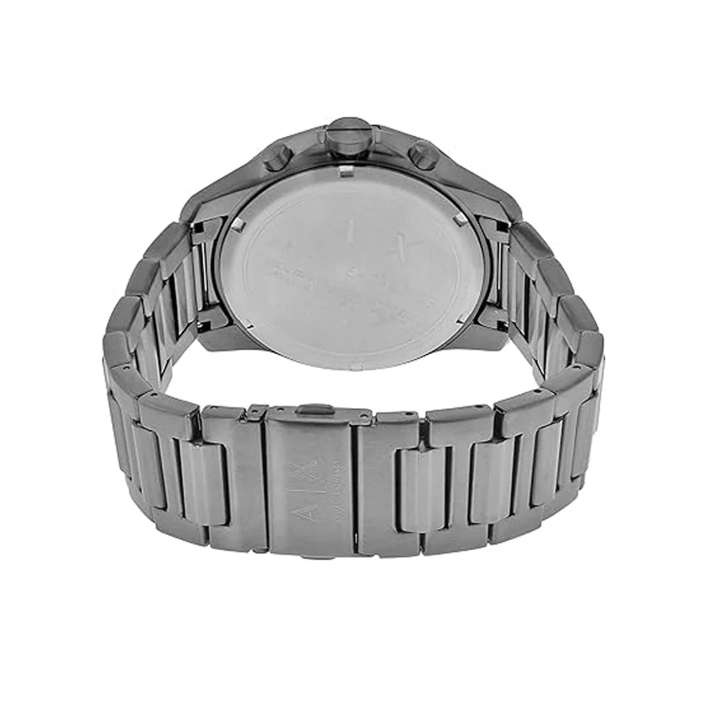 Armani Exchange Drexler AX2603 Chronograph Quartz Full Gray-Tone Stainless Steel Chain Men’s Watch