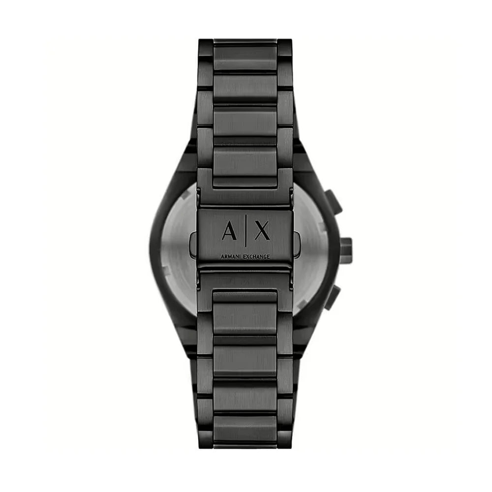 Armani Exchange Rafael AX4182 Chronograph Blue Dial Gun Metal Case & Chain Men’s Watch