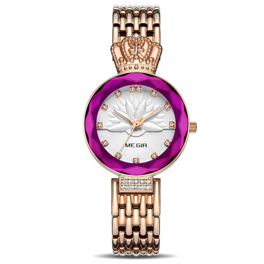 Megir MS4217LRE-7N0 Quartz Rosegold Stainless Steel Chain Women’s watch