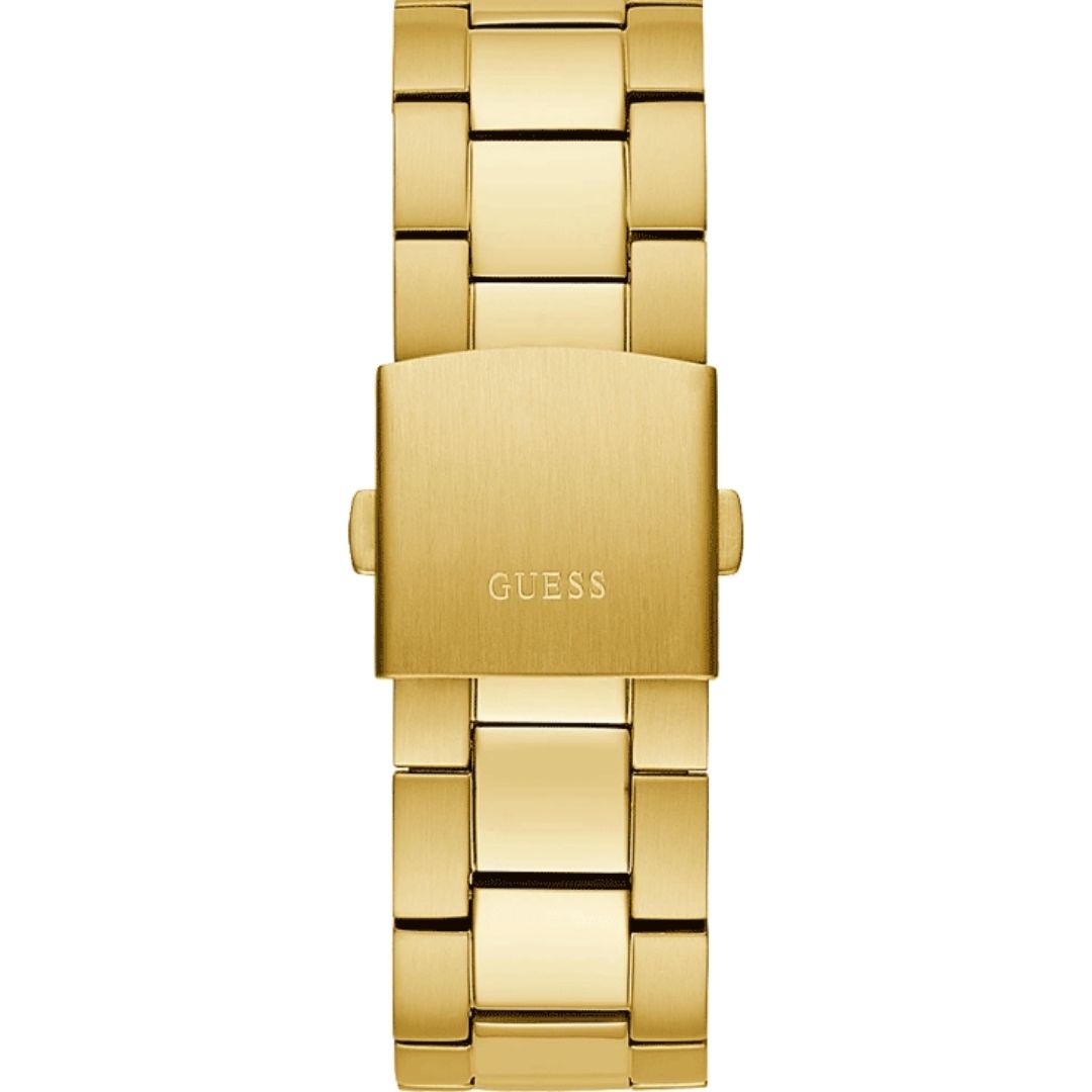 Guess Edge GW0539G2 Chronograph Quartz Black Dial Golden-Tone Stainless Steel Chain Men’s Watch