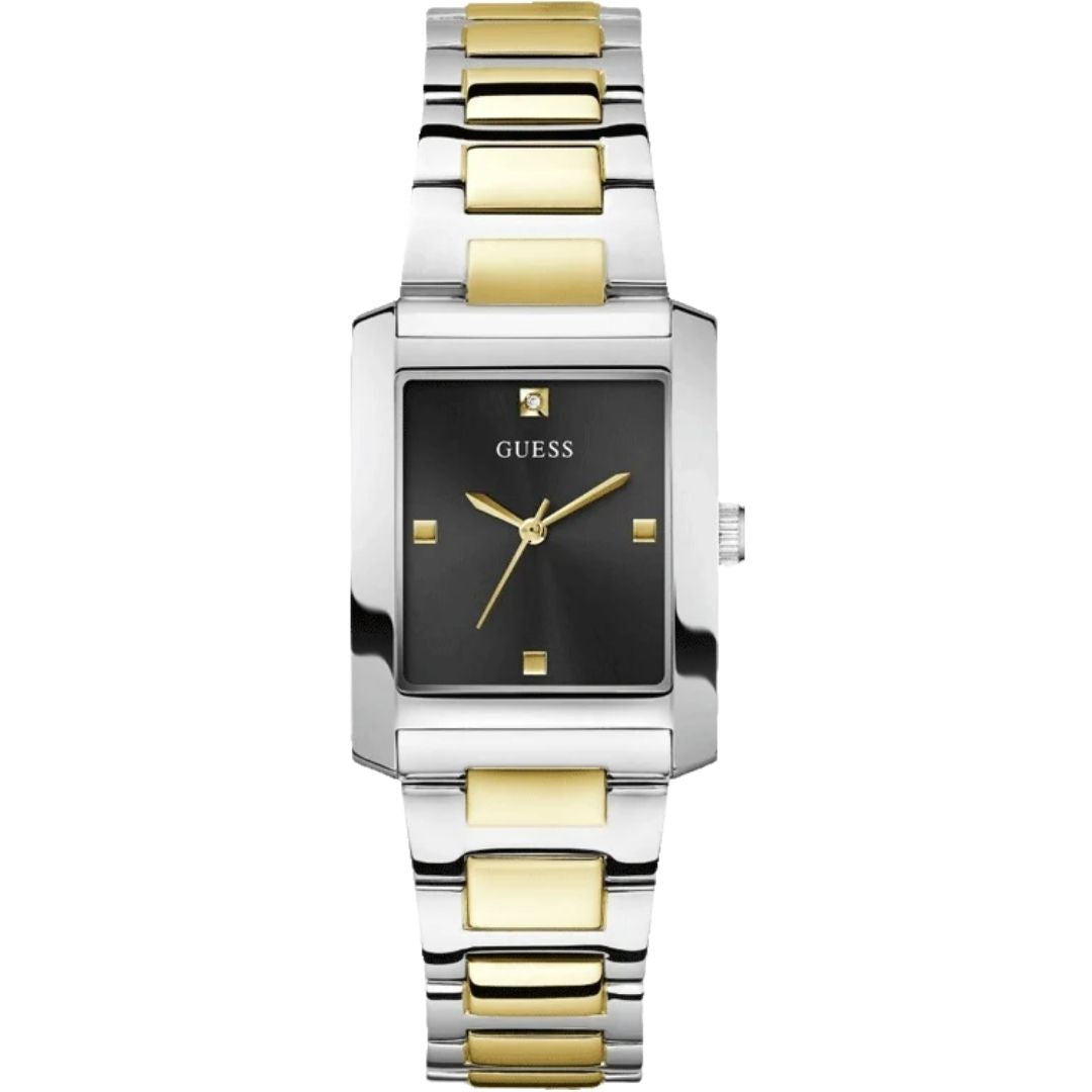 Guess Bonnie GW0876L3 Quartz Black Dial Silver & Golden-Tone Stainless Steel Chain Lady's Watch