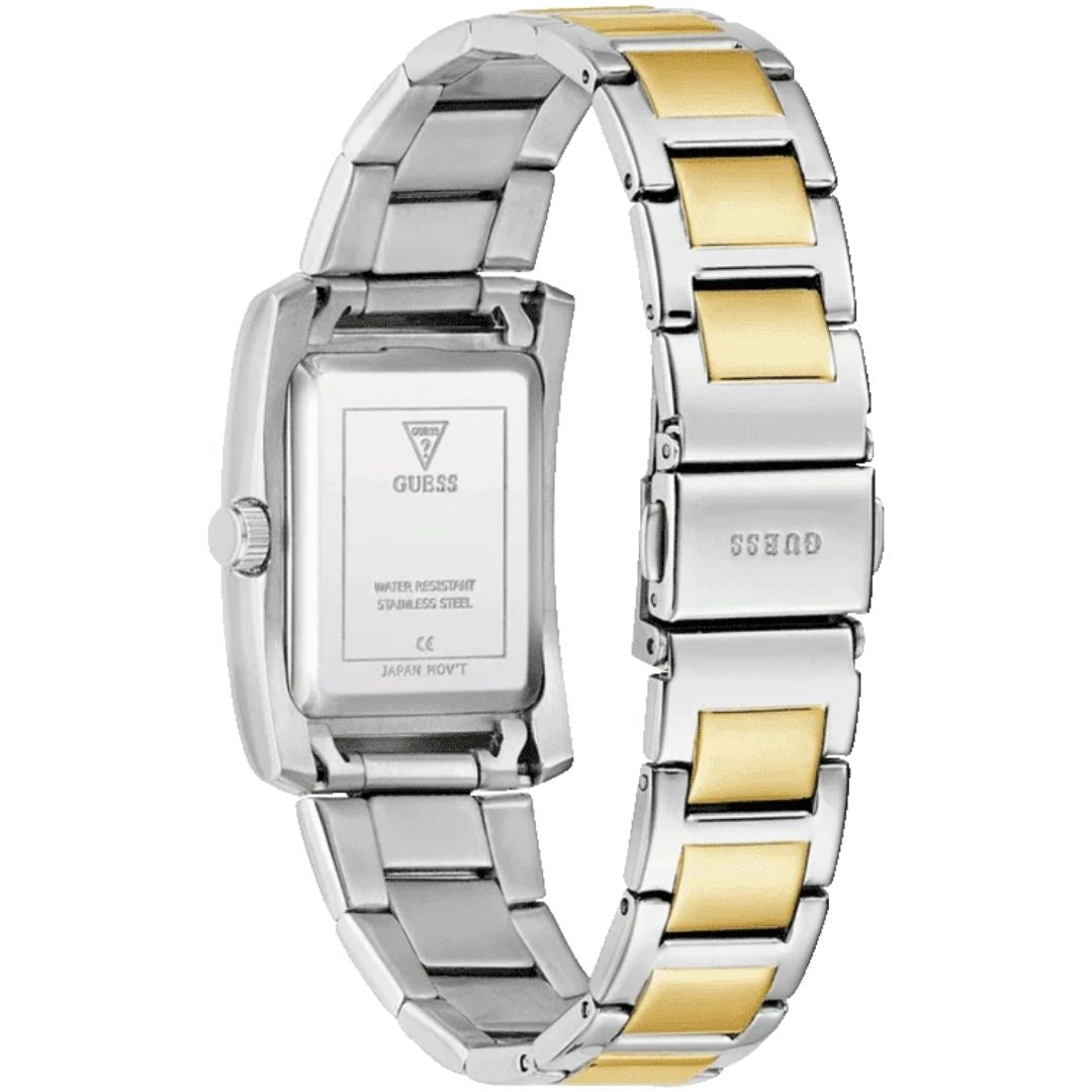 Guess Bonnie GW0876L3 Quartz Black Dial Silver & Golden-Tone Stainless Steel Chain Lady's Watch
