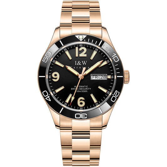 I&W Carnival 586G Automatic Stainless Steel Chain Men’s Watch