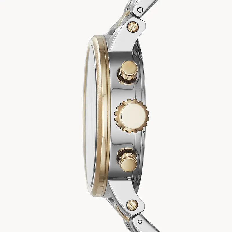 Fossil ES3746 White Dial Quartz Stainless Steel Chain Women’s Watch