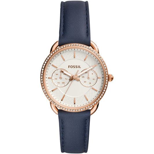 Fossil Tailor ES4394 Chronograph Quartz Genuine Leather Women’s Watch