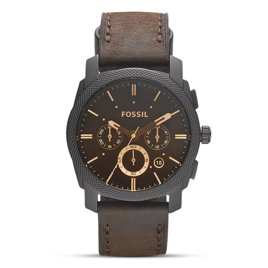 Fossil FS4656 Chronograph Quartz Genuine Leather Strap Men’s Watch
