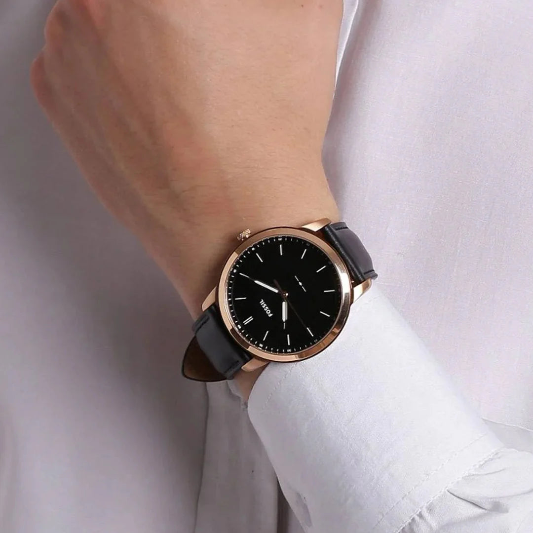 Fossil FS5376 Quartz Genuine Leather Strap Men’s Watch