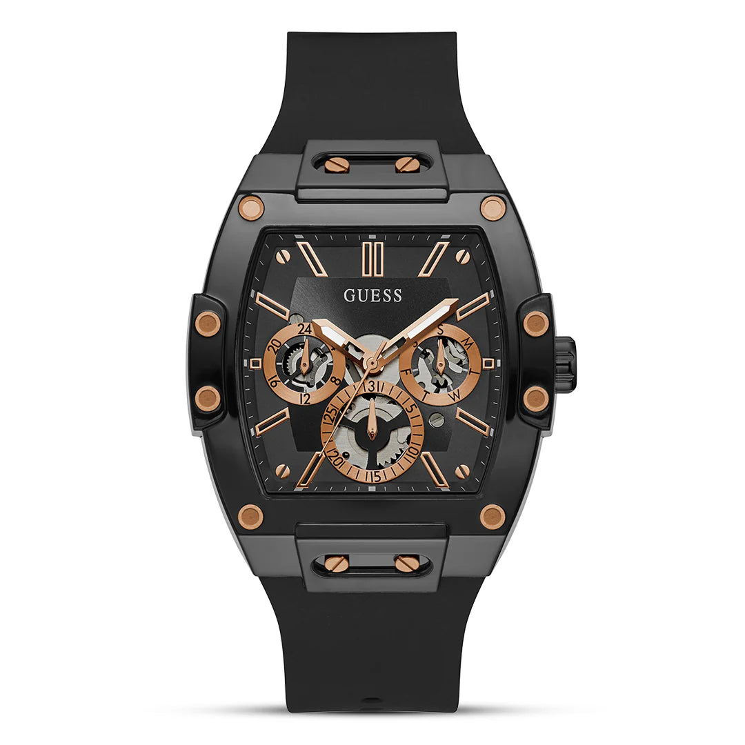 Guess GW0203G8 Quartz Silver Silicon Strap Men’s Watch