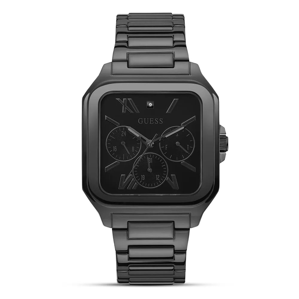 Guess Integrity GW0631G2 Chronograph Quartz Black Full Black-Tone Stainless Steel Chain Men’s Watch