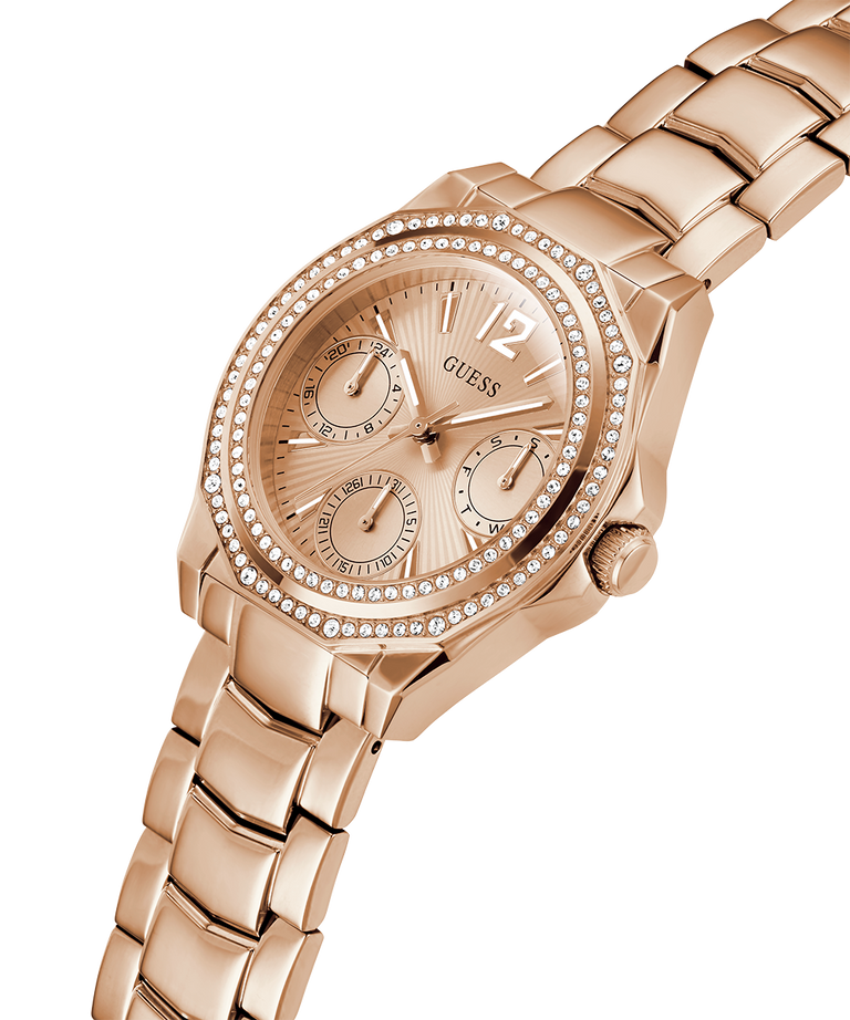 Guess GW0685L3 Quartz Calendar Chronograph Stainless Steel Chain Women’s Watch