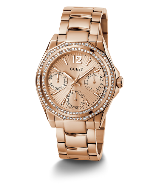 Guess GW0685L3 Quartz Calendar Chronograph Stainless Steel Chain Women’s Watch