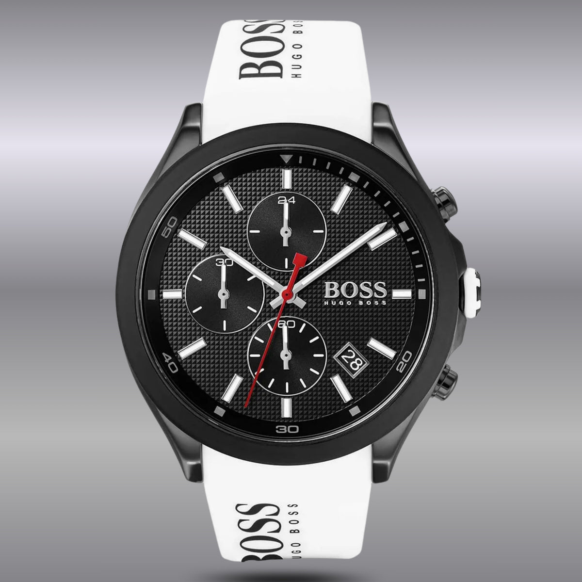 Hugo Boss HB1513718 Chronograph Quartz Silicon Belt Men’s Watch