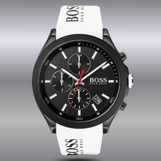 Hugo Boss HB1513718 Chronograph Quartz Silicon Belt Men’s Watch