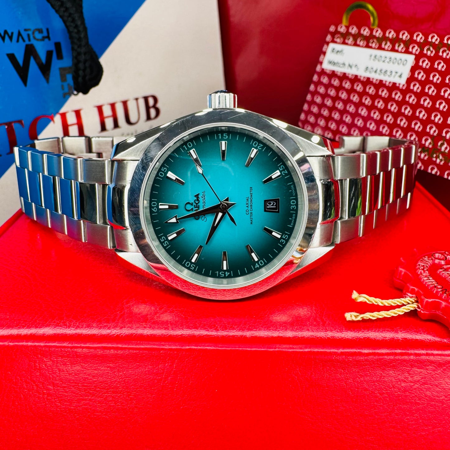 Omega Seamaster Aqua Terra 150M Co-Axial Automatic Blue Dial Stainless Steel Men's Watch