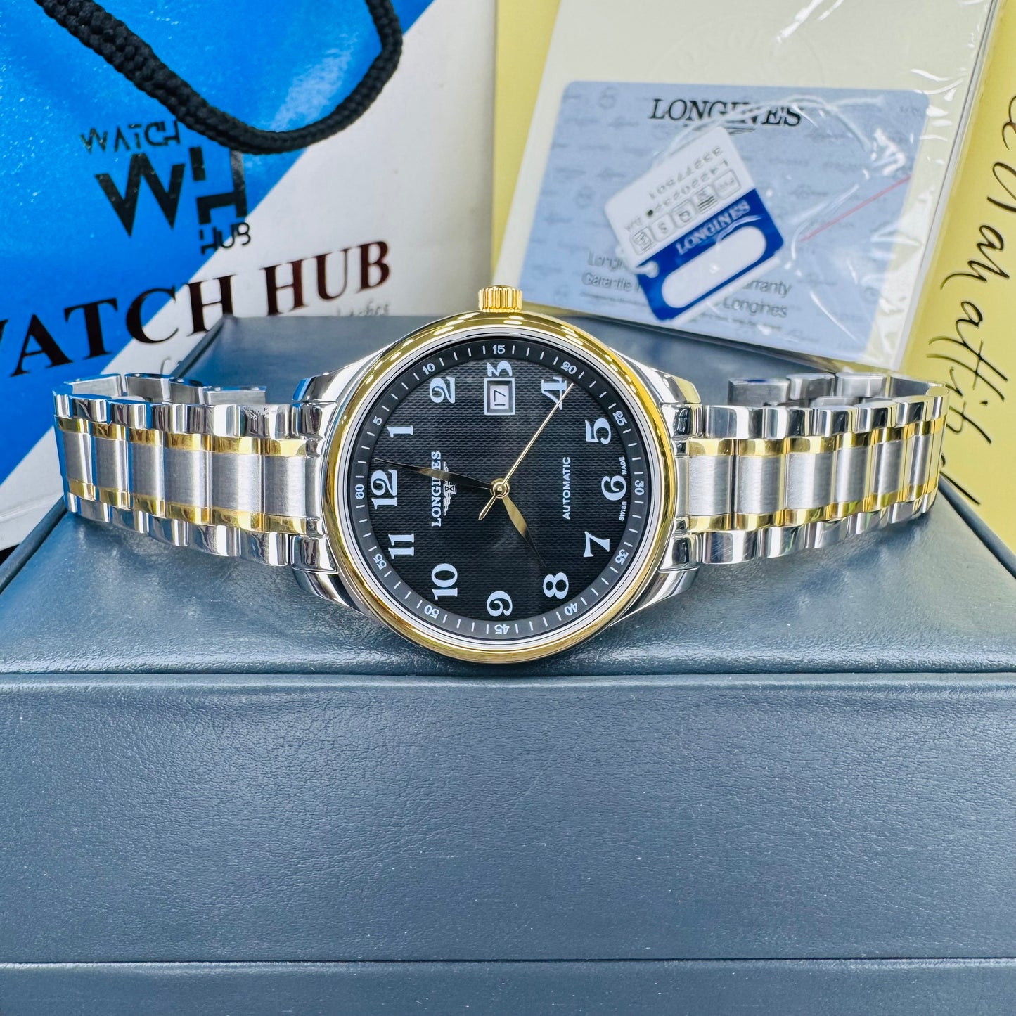 Longines Master "Prestige Time" Automatic Two-Tone Stainless Steel Chain Men’s Watch