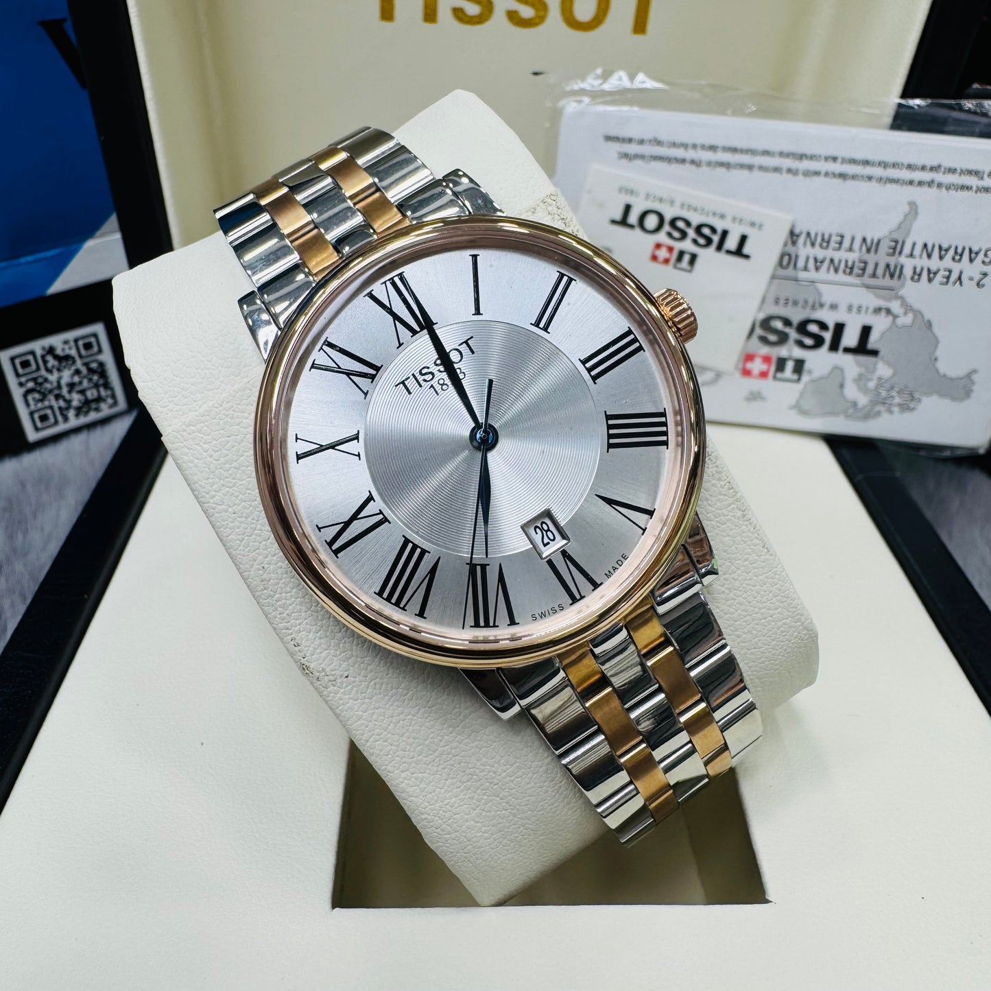 Tissot Carson Premium Powermatic 80 Two-Tone Quartz Stainless Steel Chain Men’s Watch