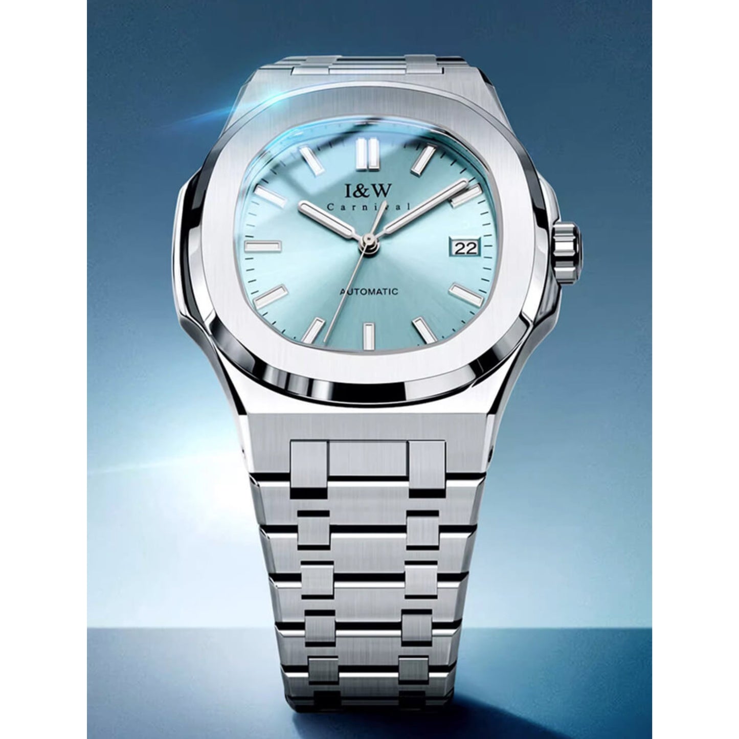 I&W Carnival 750G Automatic Stainless Steel Chain Men’s Watch