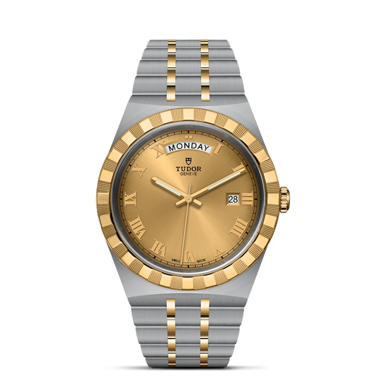 Tudor Royal Day-Date Automatic Blue Dial Stainless Steel Chain Euro Grade Men's Watch
