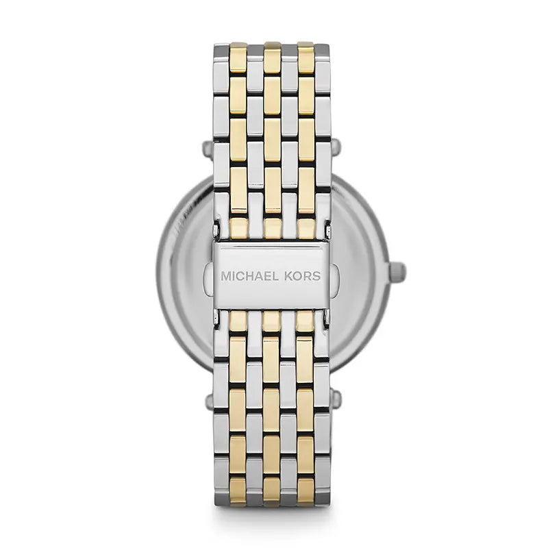 Michael Kors Darci MK3215 Silver Dial Quartz Two-Tone Stainless Steel Chain Ladies Watch