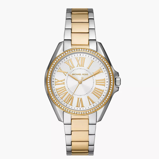 Michael Kors Kacie MK6931 Quartz White Dial Stainless Steel Chain Ladies Watch
