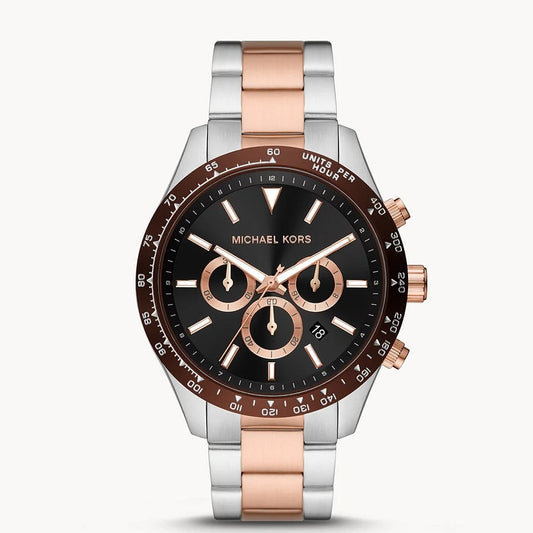 Michael Kors Layton MK8913 Chronograph Quartz Two Tone Stainless Steel Chain Men’s Watch