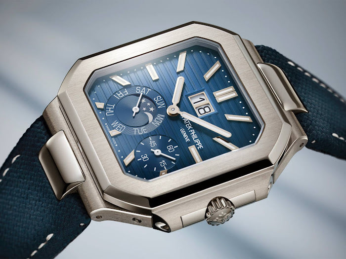 Patek Philippe Cubitus Calendar Automatic Denim Straps semi Swiss Grade Men's Watch