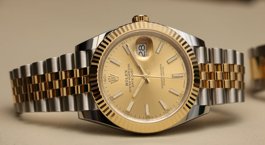 Rolex Datejust 126333 Two tone Jubilee Bracelet 41mm Yellow Gold Swiss 1:1 Mirror Grade Men’s Watch