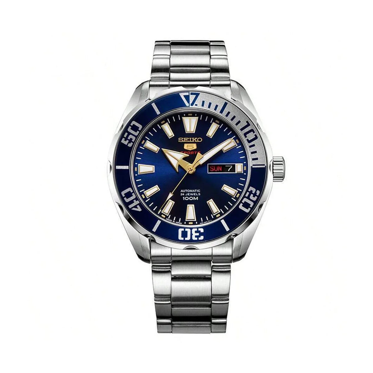 Seiko 5 Sports SRPC51J1 Automatic Blue Dial Stainless Steel Automatic Men's Watch