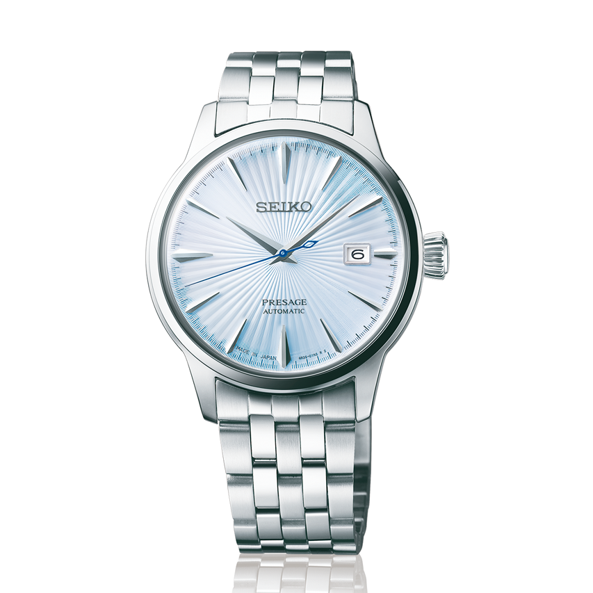 Seiko Presage SRPE19 Cocktail Time Automatic Blue Dial Stainless Steel Men's Watch