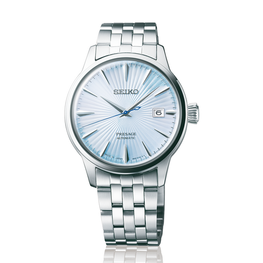 Seiko Presage SRPE19 Cocktail Time Automatic Blue Dial Stainless Steel Men's Watch