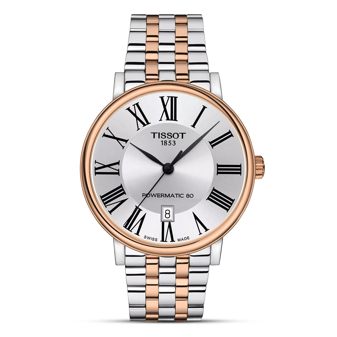 Tissot Carson Premium Powermatic 80 Two-Tone Quartz Stainless Steel Chain Men’s Watch