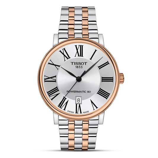 Tissot Carson Premium Powermatic 80 Two-Tone Quartz Stainless Steel Chain Men’s Watch