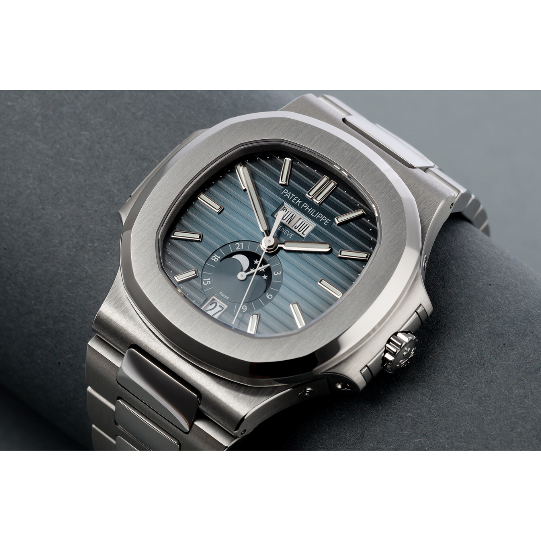 Patek Philippe Nautilus (Ref: 5726/1A-014) Annual Calendar Stainless Steel Blue Dial 40mm Swiss 1:1 Mirror Grade Men’s Watch