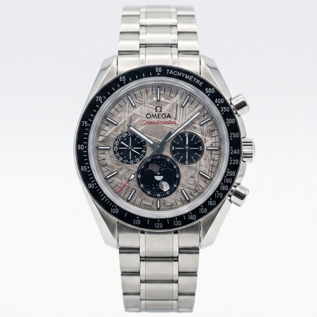 Omega Speedmaster Moonphase Automatic Stainless Steel Chain Men's Watch